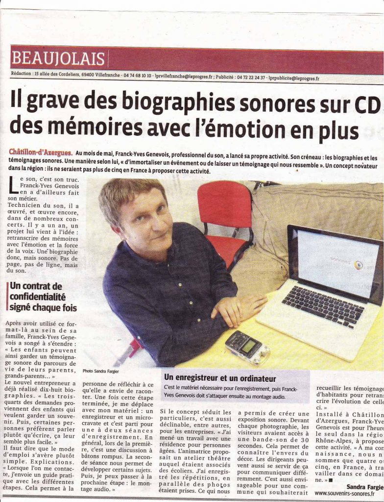 article du progrès